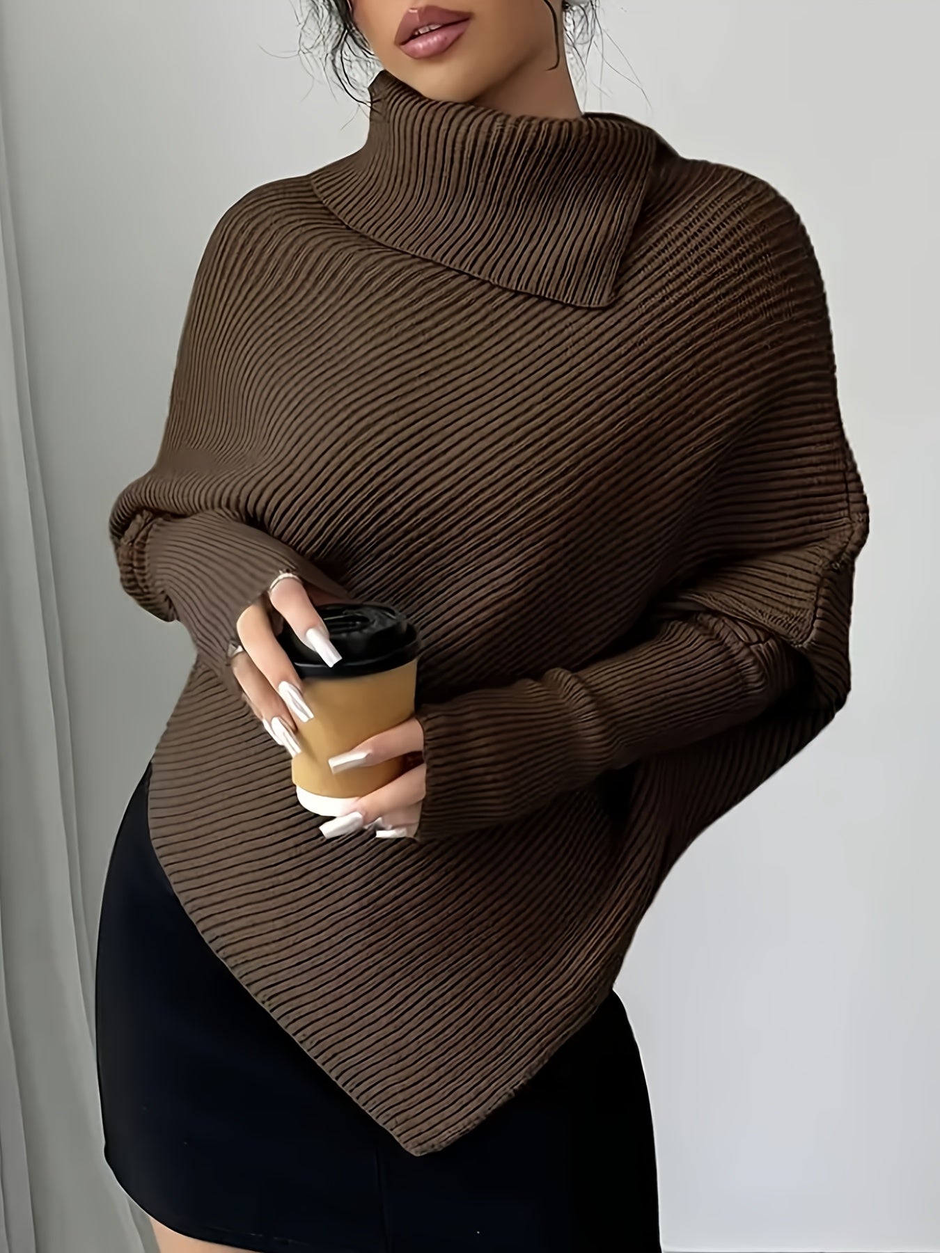 Olivia | Soft Asymmetric Knit
