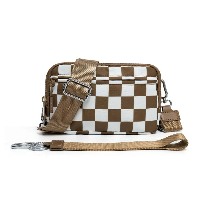 Quilted Wallet (Checkered)