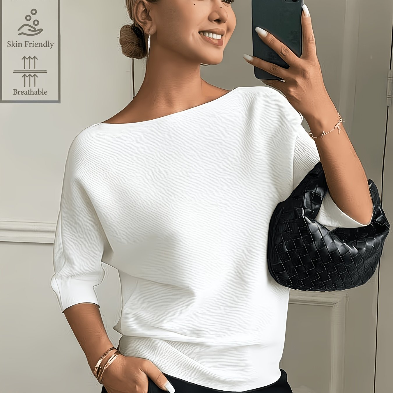 Romy | Soft Boat Neck Knit