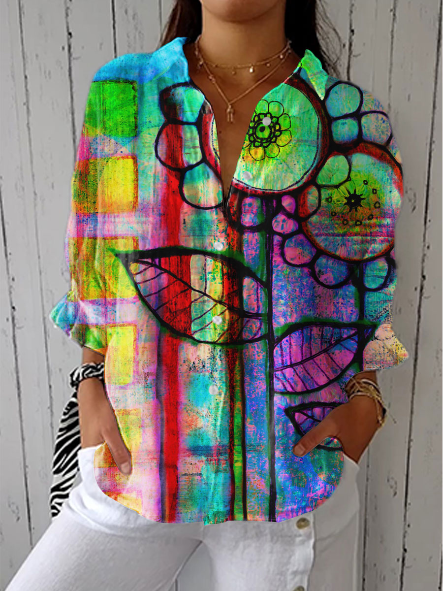 Joelle™ Artistic Bloom Blouse