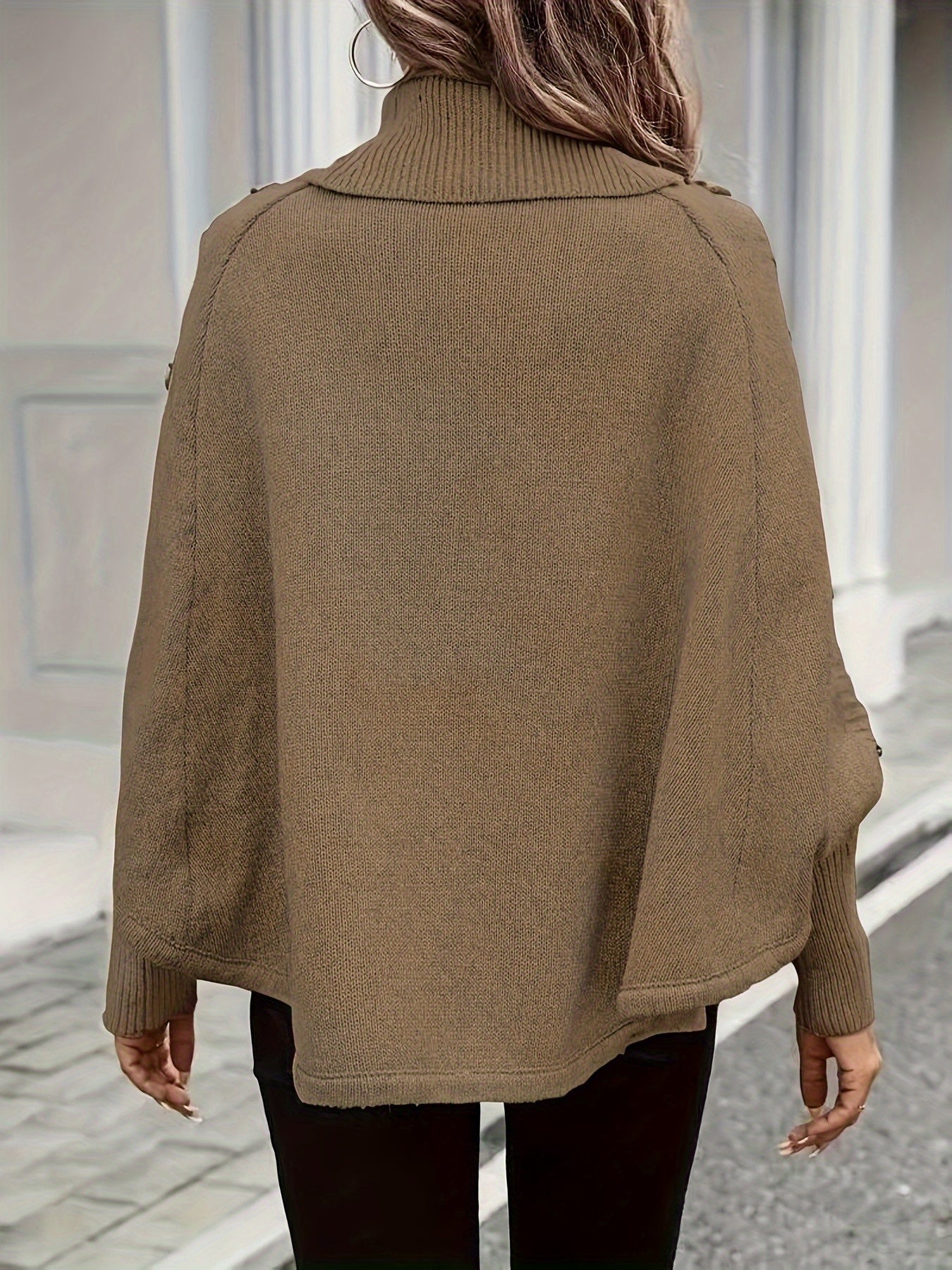 Margaux | Soft Cable Cape Knit