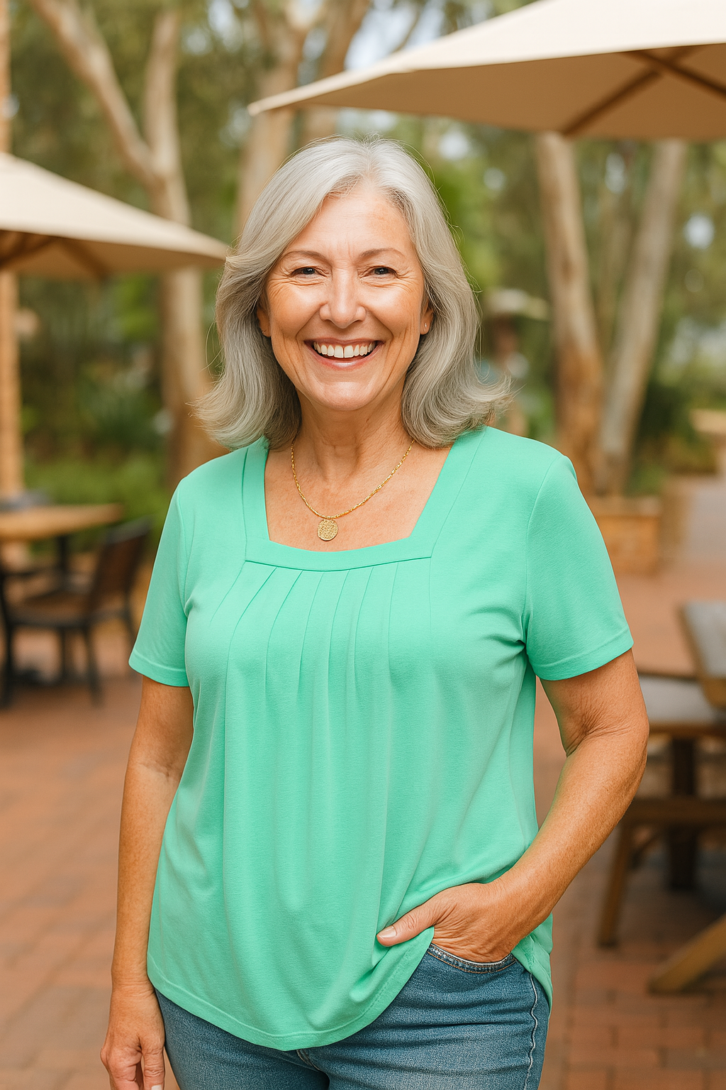 Colleen | Pleated Comfort Top - Everyday confidence (S-5XL)