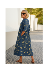 Eliza | Relaxed Midi Dress - Effortless Elegance, Everyday Comfort