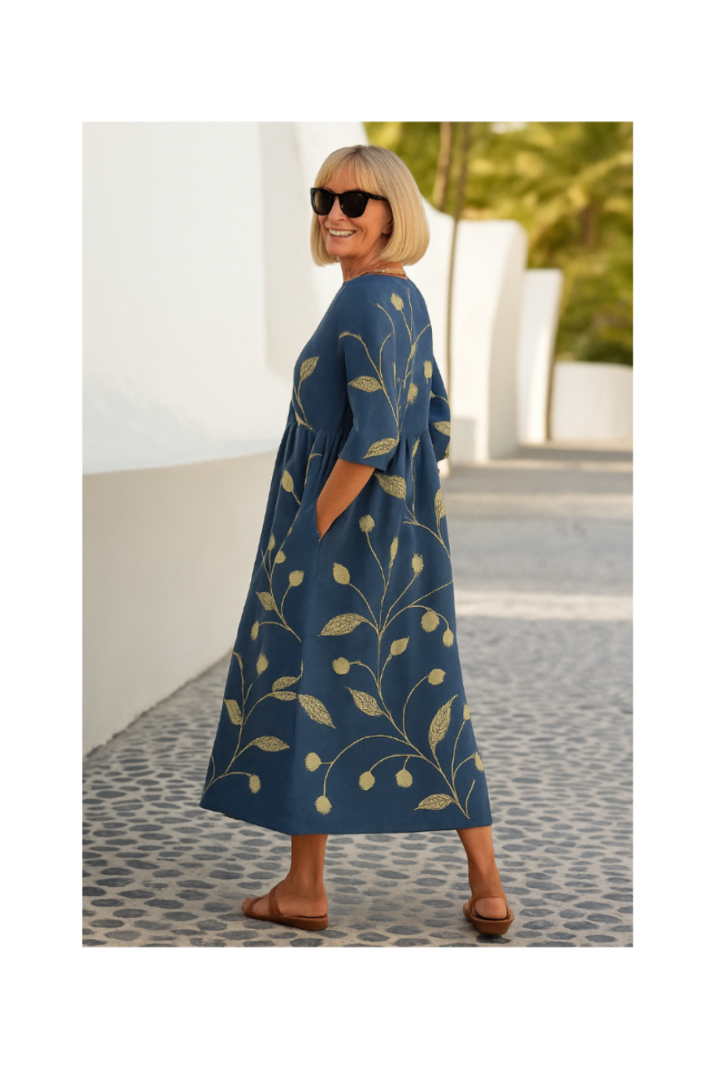 Eliza | Relaxed Midi Dress - Effortless Elegance, Everyday Comfort