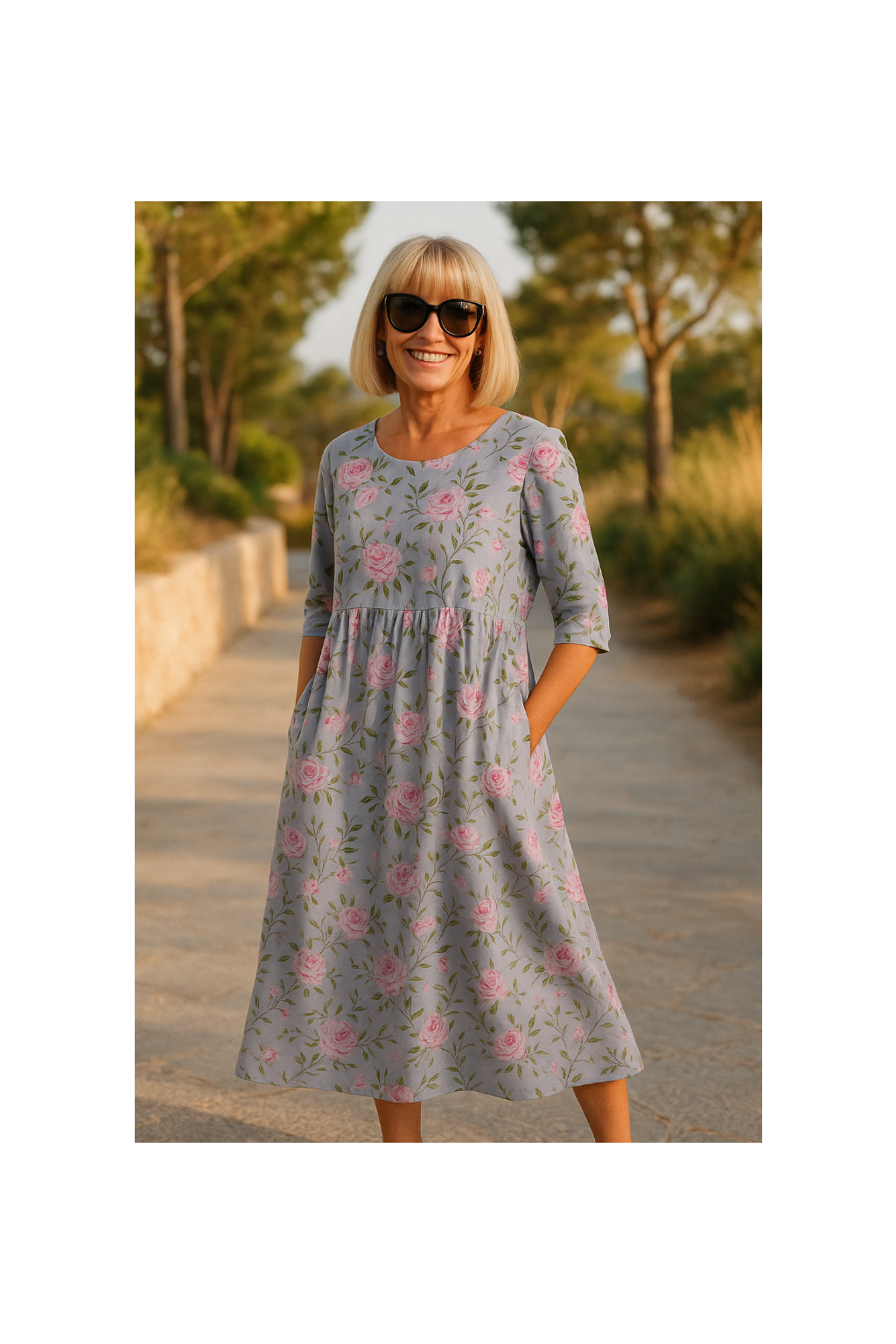 Eliza | Relaxed Midi Dress - Effortless Elegance, Everyday Comfort