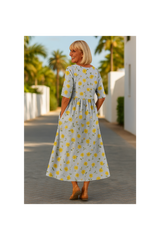 Eliza | Relaxed Midi Dress - Effortless Elegance, Everyday Comfort