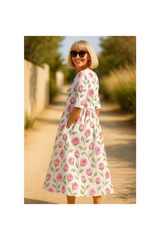Eliza | Relaxed Midi Dress - Effortless Elegance, Everyday Comfort