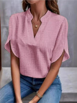 Layla™  Classic V-Neck Blouse