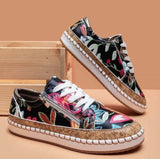 Oluchi™  Floral Zipper Sneakers