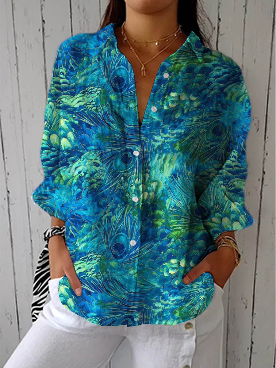 Ashlyn™ Peacock Grace Blouse