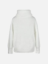 Blanche | Soft Button Cowl Knit