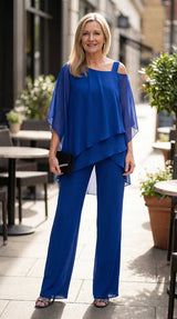 Valerie - Soft Drape Two-Piece Set – Effortless Polish, All-Day Comfort