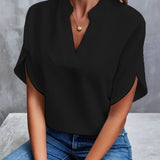 Layla™  Classic V-Neck Blouse