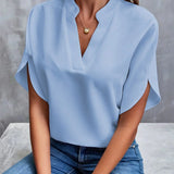 Layla™  Classic V-Neck Blouse