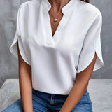 Layla™  Classic V-Neck Blouse